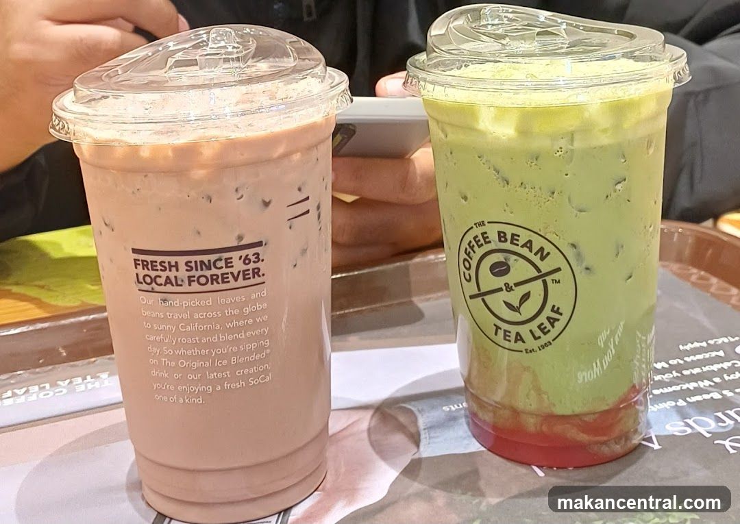 Two Iced Drinks