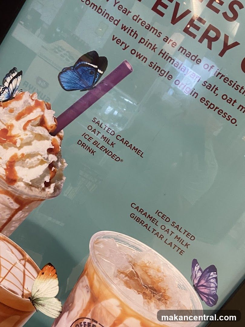 Coffee Drinks with Butterflies