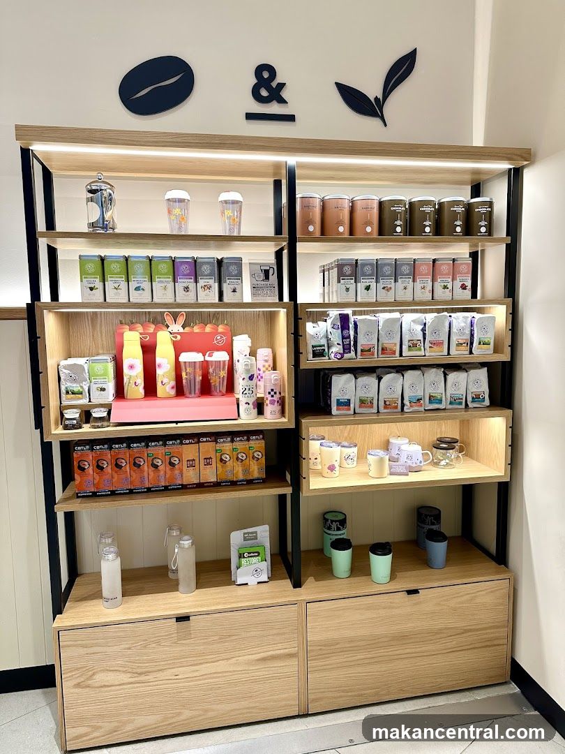 Coffee and Tea Merchandise Display