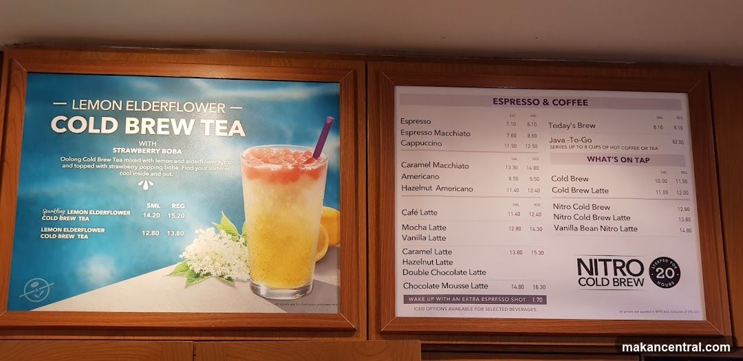 Espresso & Coffee Menu