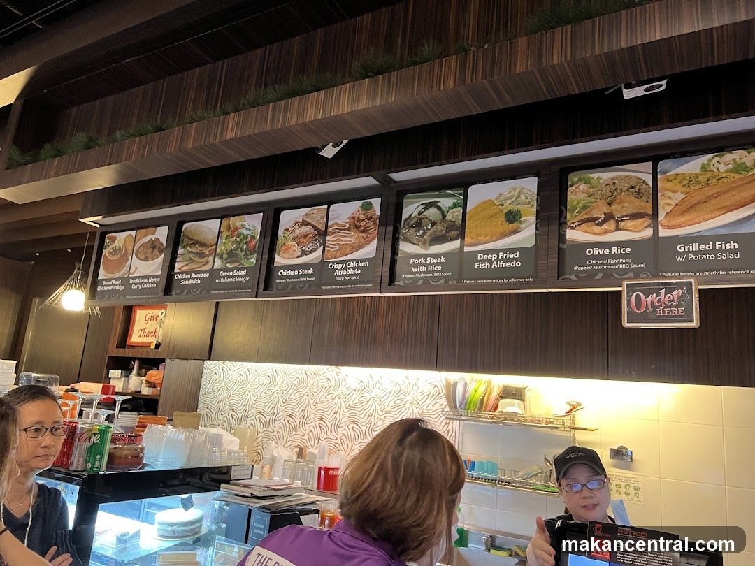 Restaurant Menu Display