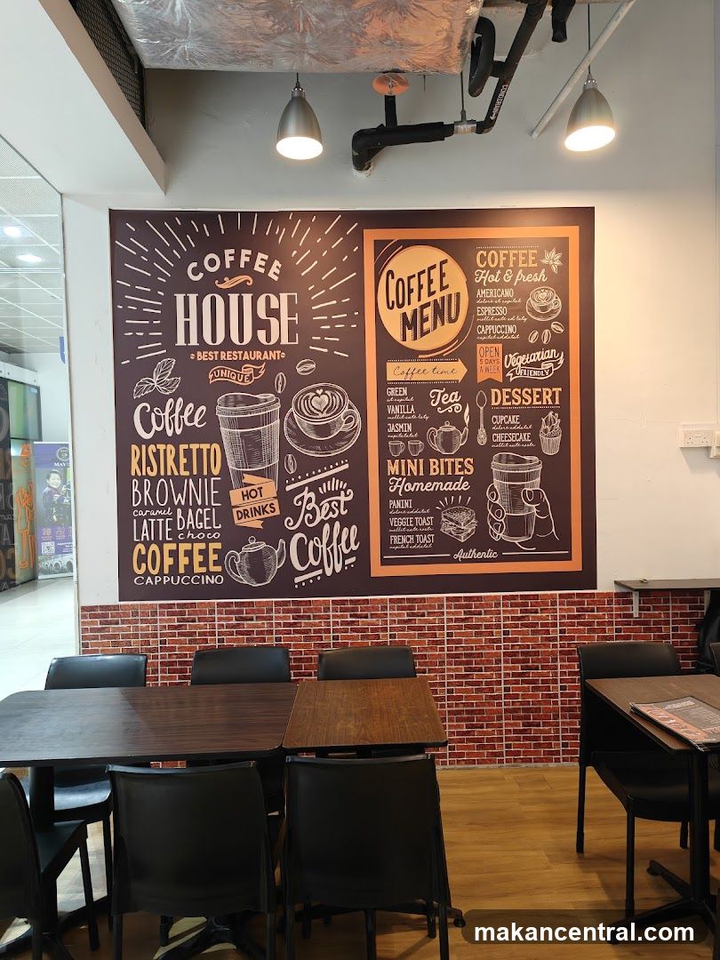 Coffee House Menu Wall Art