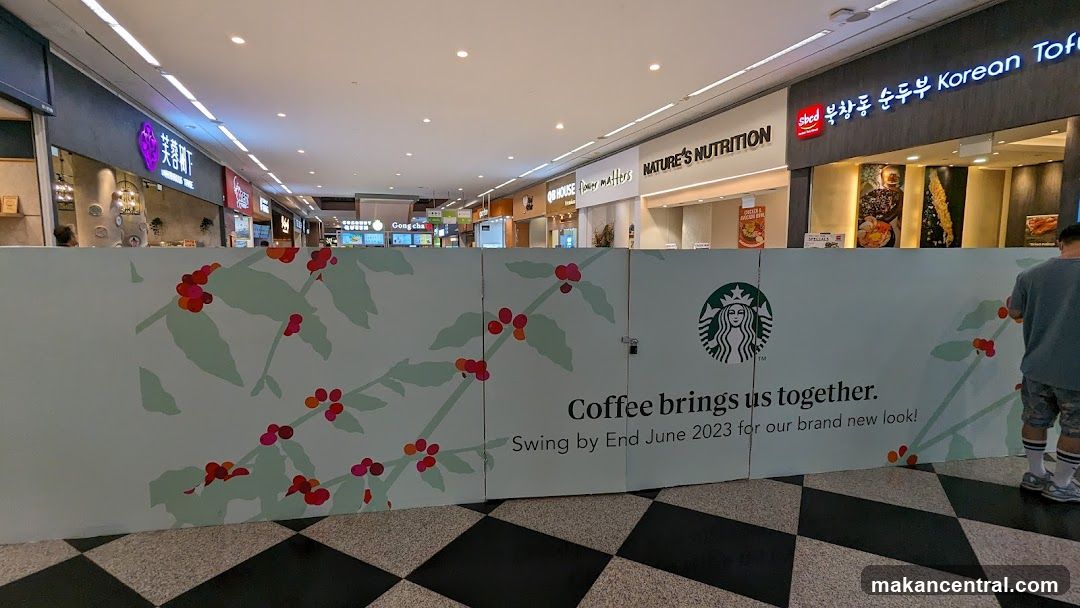 Starbucks Construction Barrier