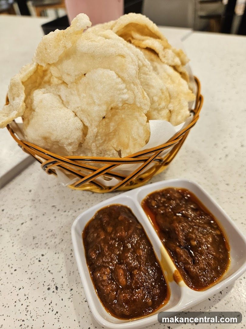 Crackers with dipping sauces