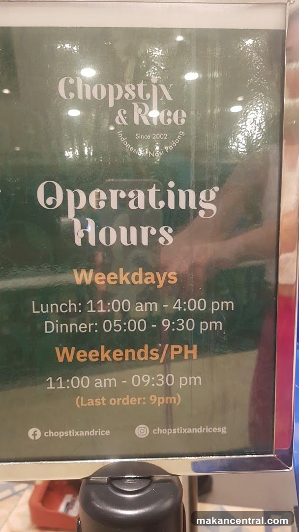 Operating Hours Sign