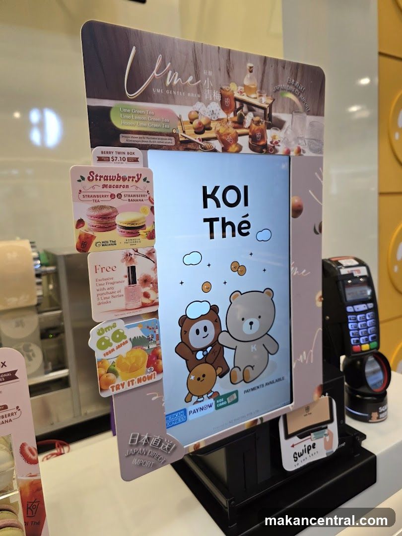 KOI Thé Digital Kiosk