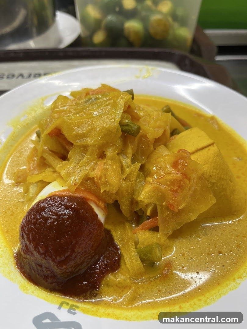 Lontong Dish