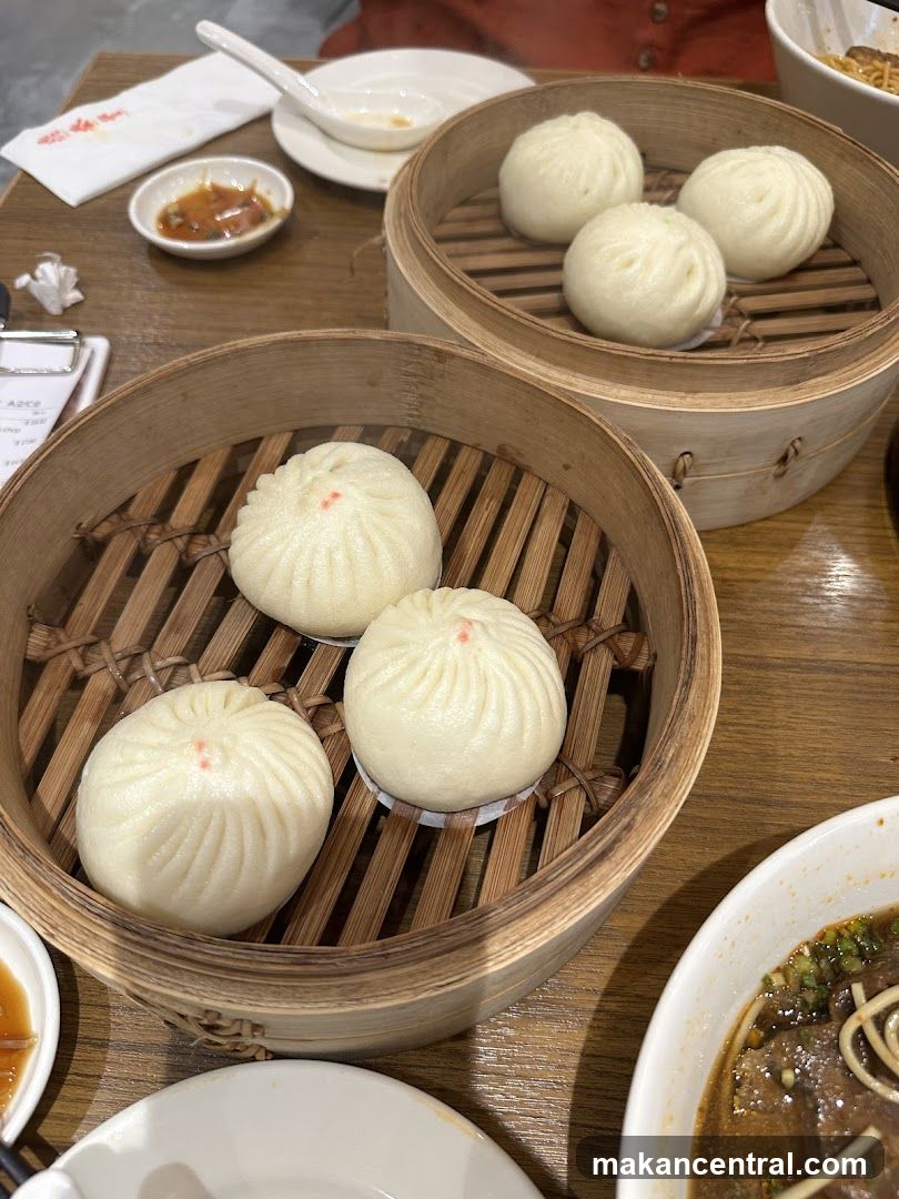 Steamed Buns and Noodle Soup