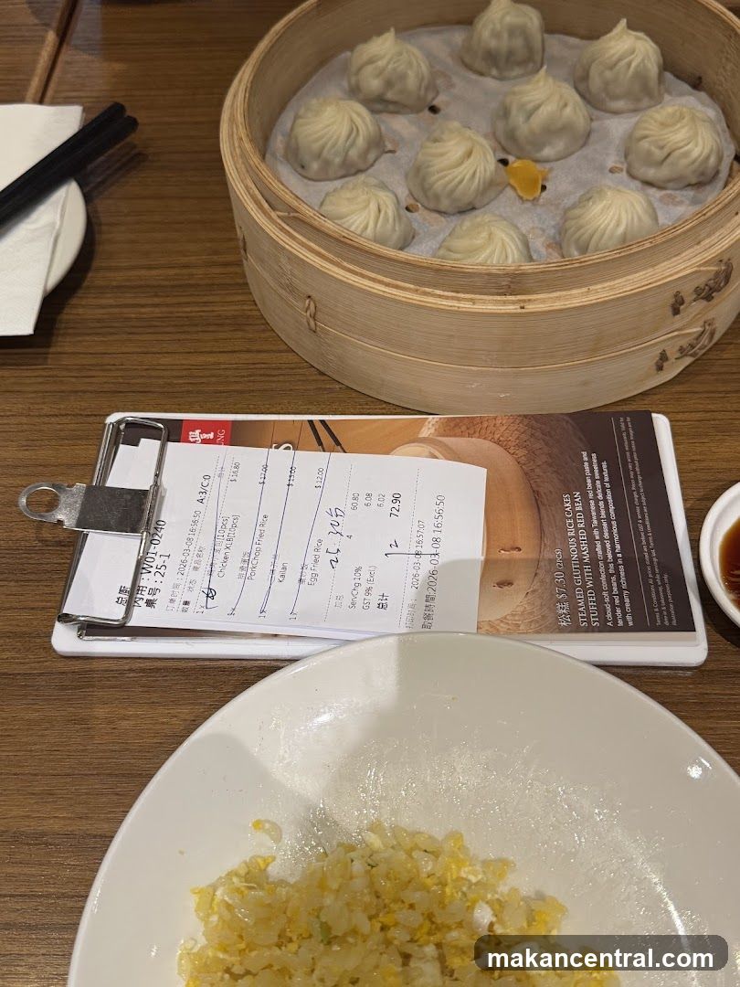 Dim Sum and Receipt