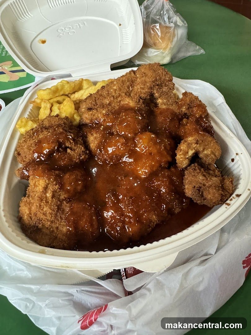 Fried Chicken and Fries