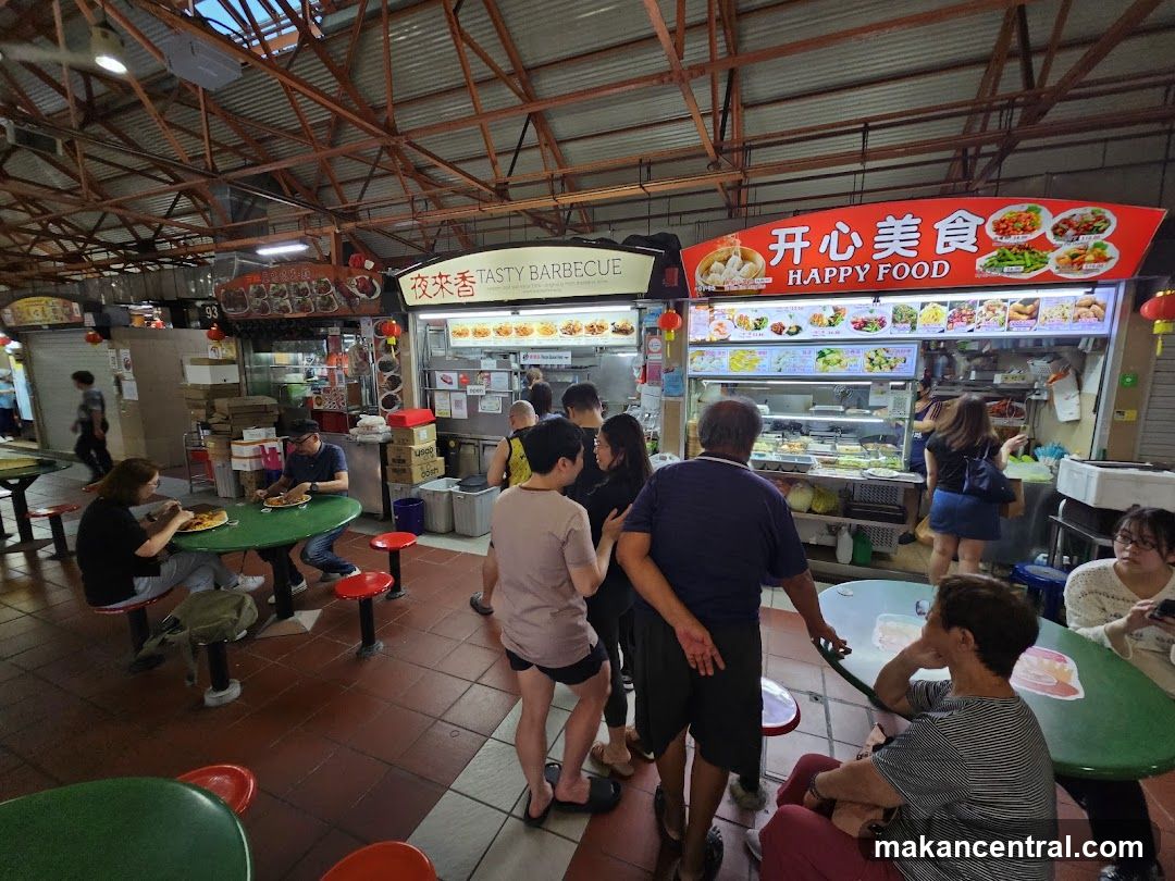 Busy Food Stall Area