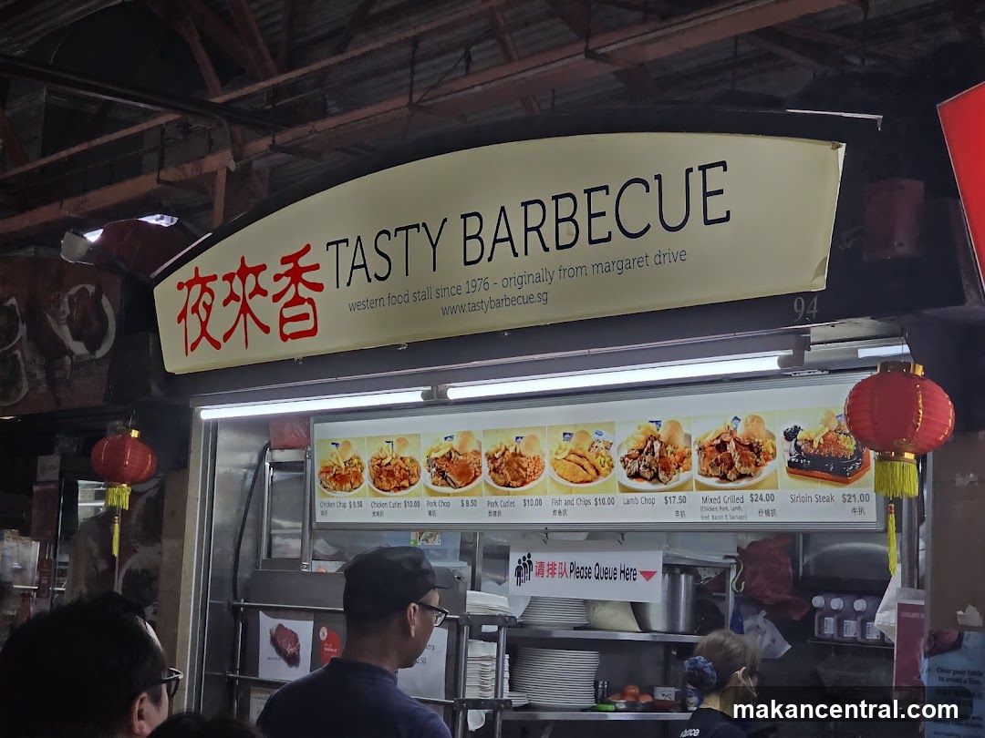 Tasty Barbecue Food Stall