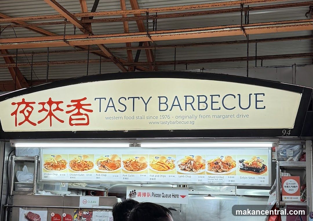 Tasty Barbecue Stall Menu