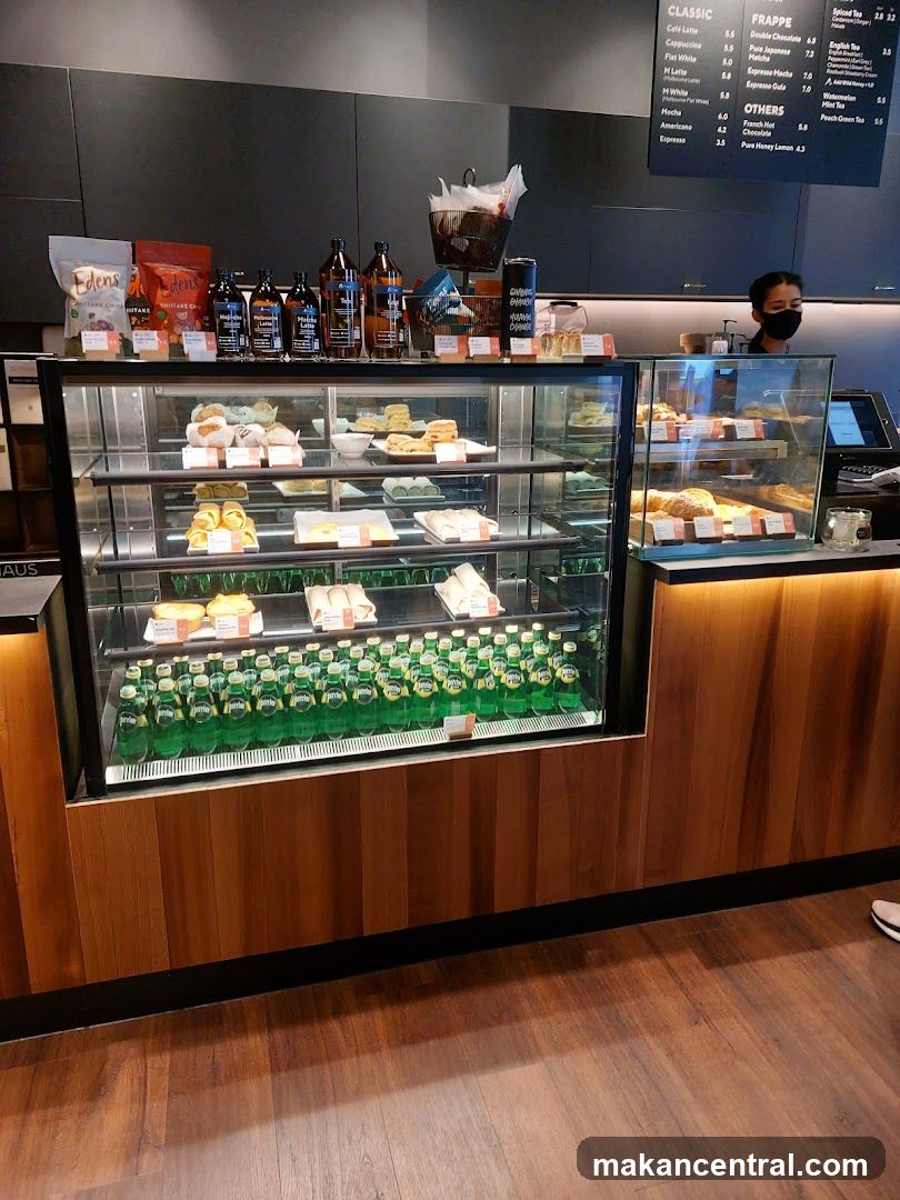 Cafe Display and Menu