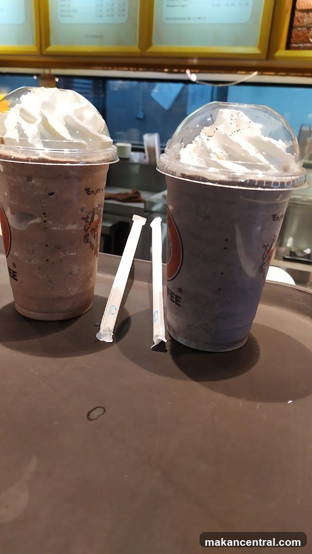 Two Iced Drinks with Whipped Cream