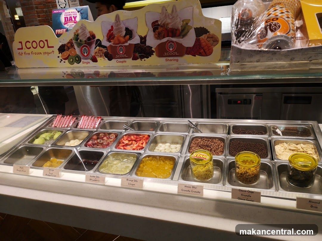 Frozen Yogurt Toppings Bar