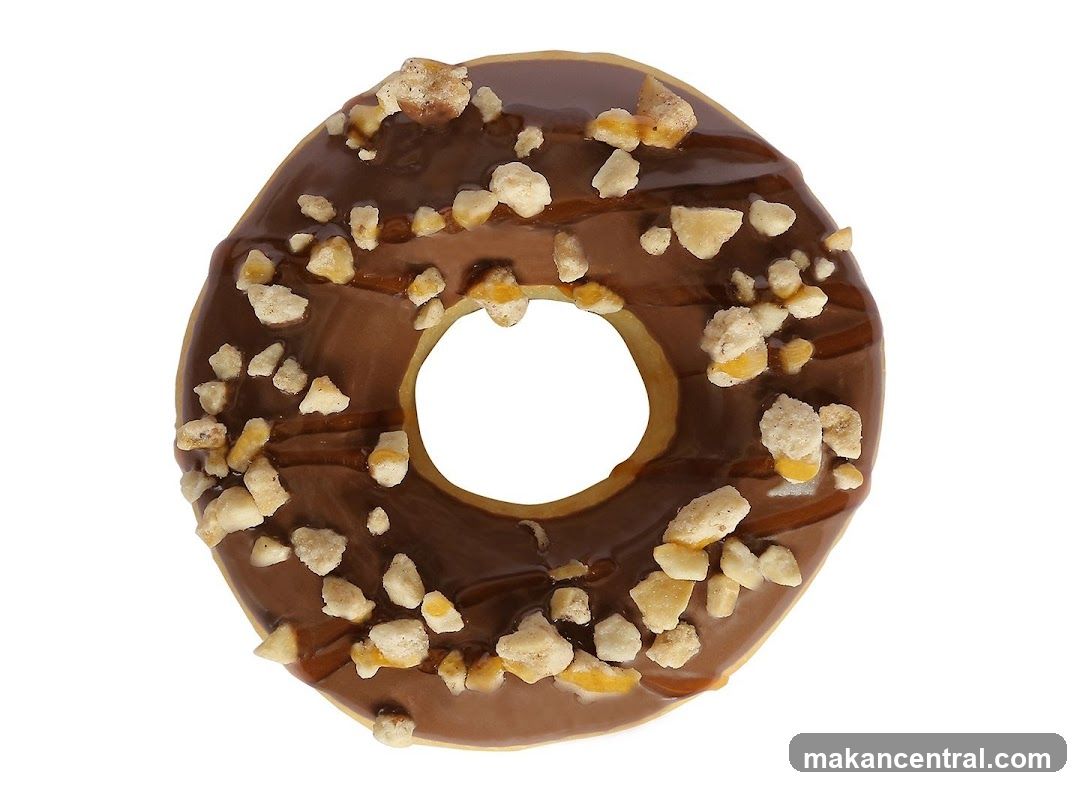 Chocolate Nut Donut