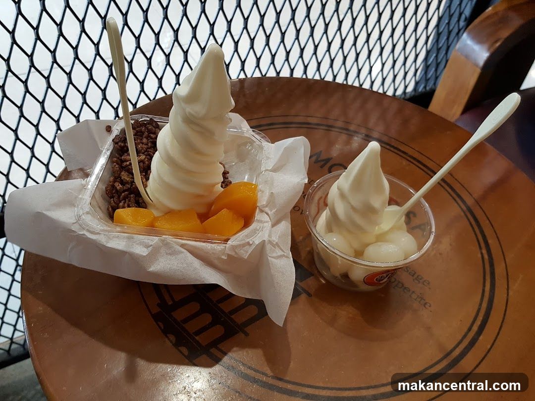 Soft Serve Ice Cream with Toppings