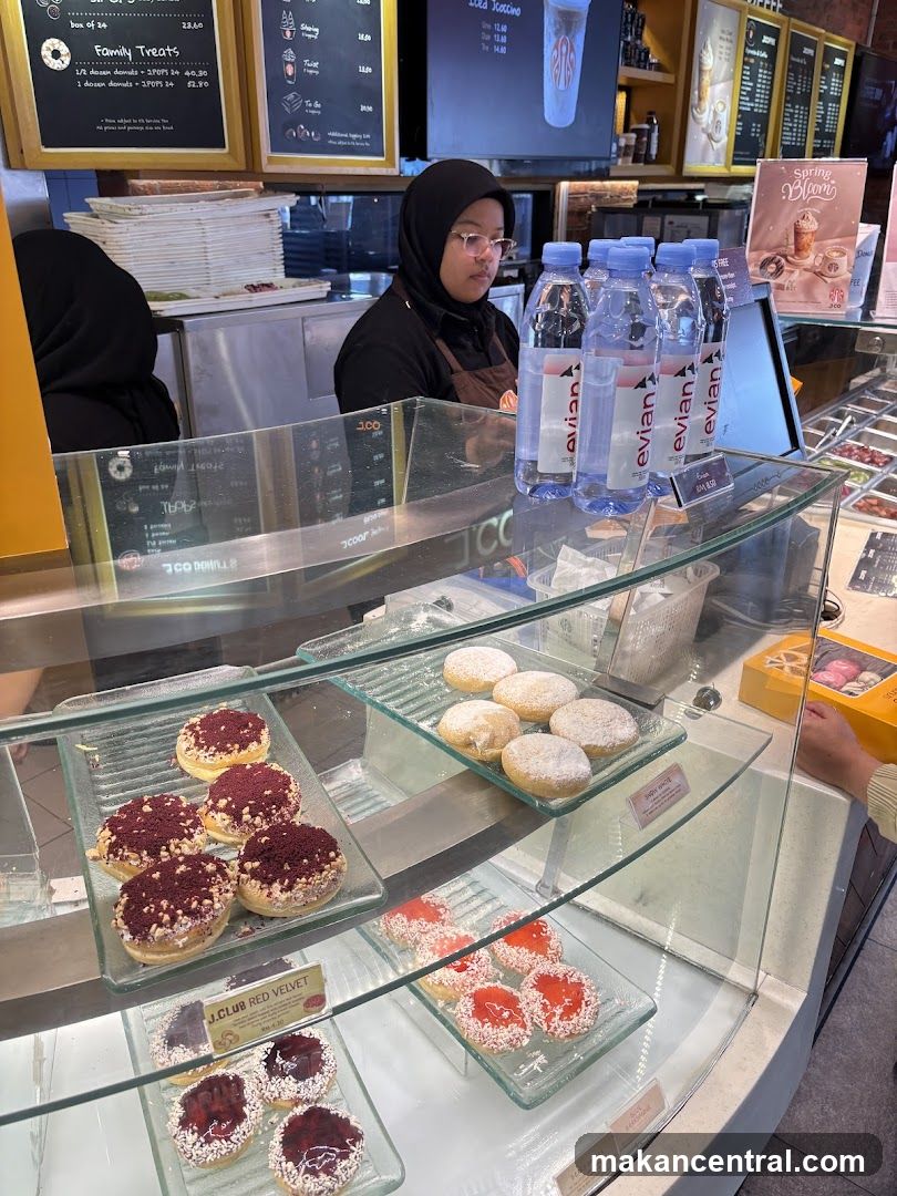 Donuts and Drinks Display
