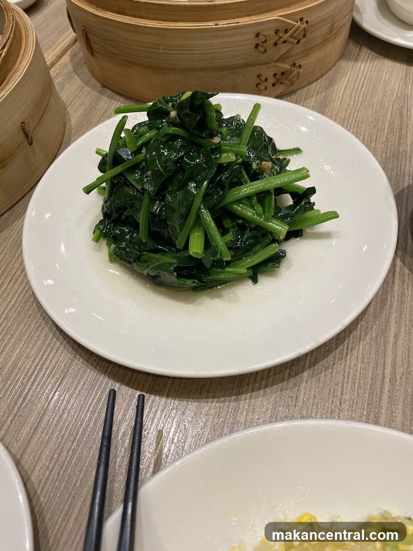 Steamed Spinach