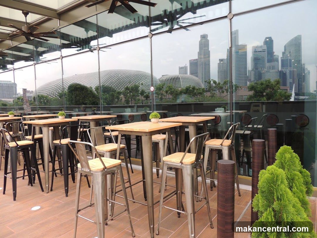 Outdoor Seating Area with City View