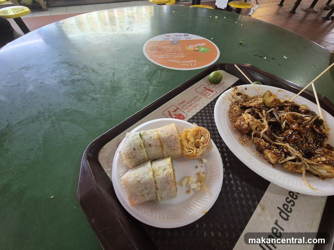 Food on a table