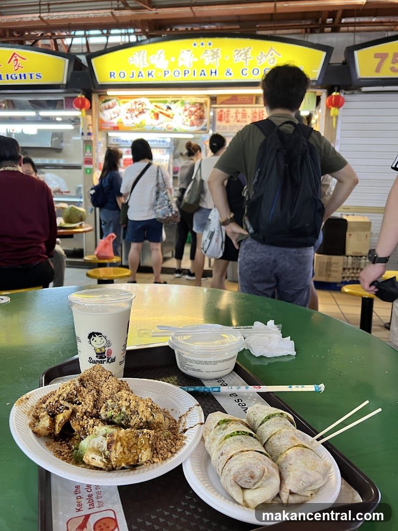 Food Stall with Rojak Popiah