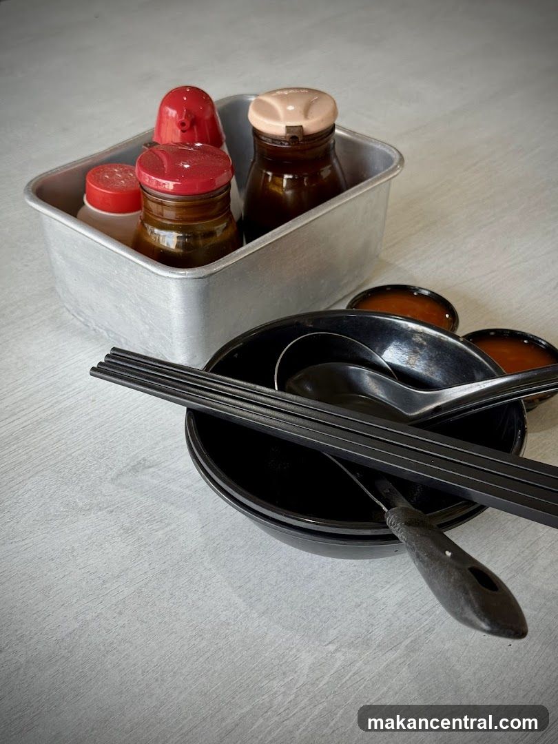 Condiments and Utensils