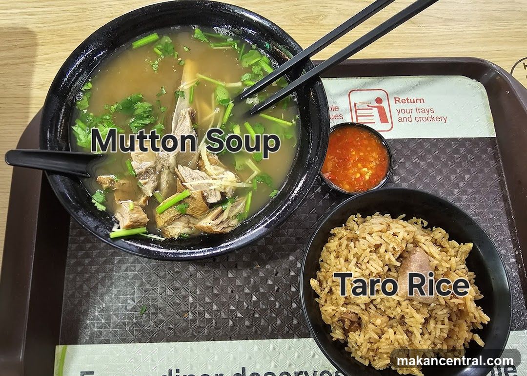 Mutton Soup and Taro Rice