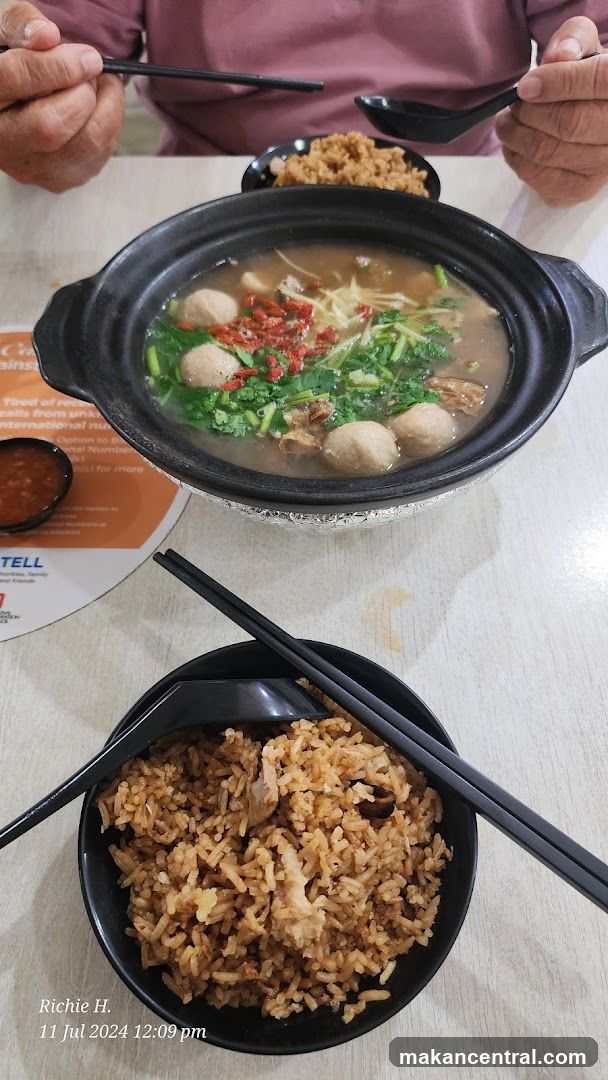 Noodle Soup and Fried Rice
