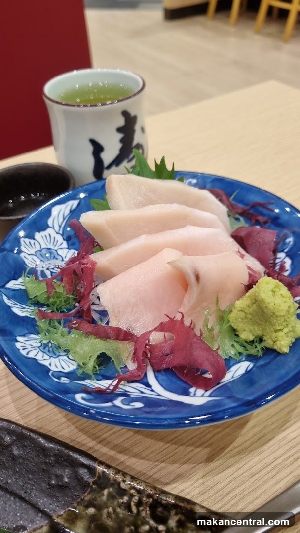 Sashimi and Green Tea