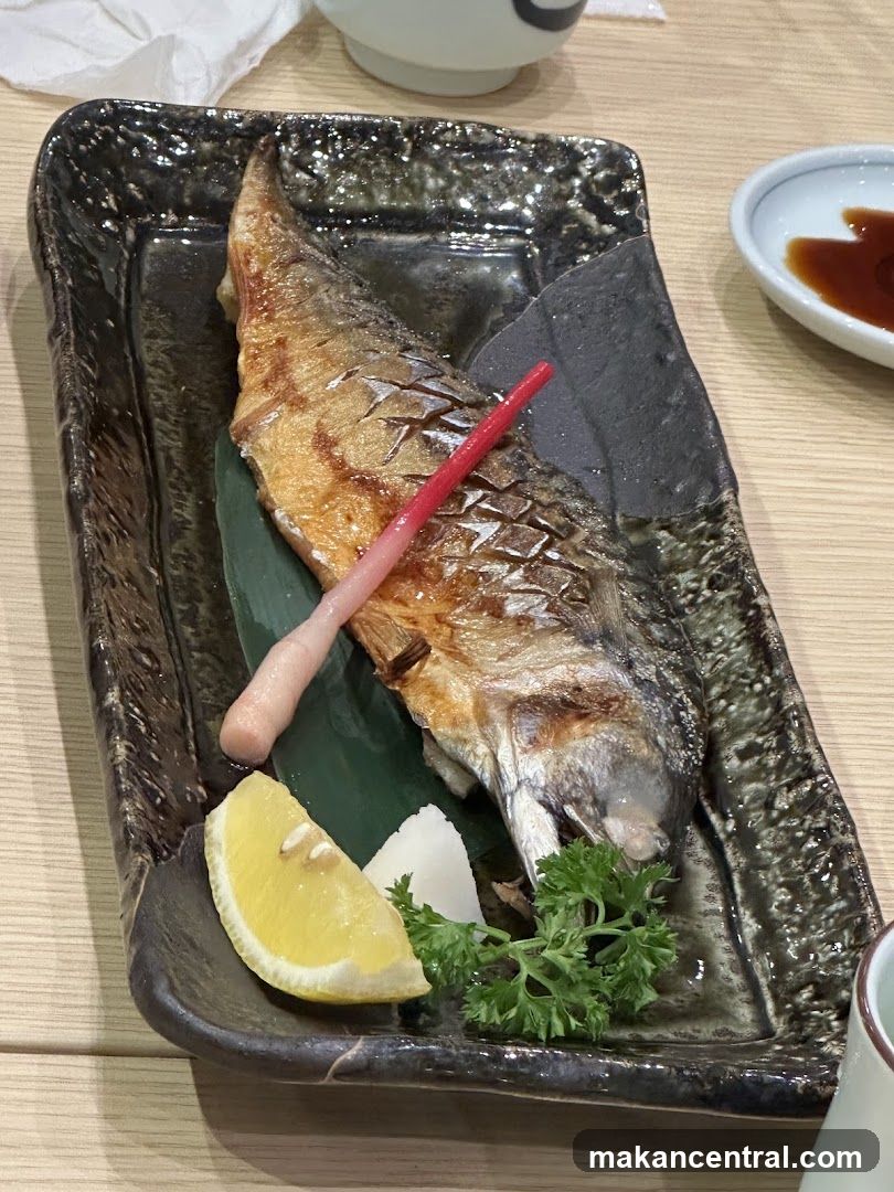 Grilled Fish with Lemon and Garnish