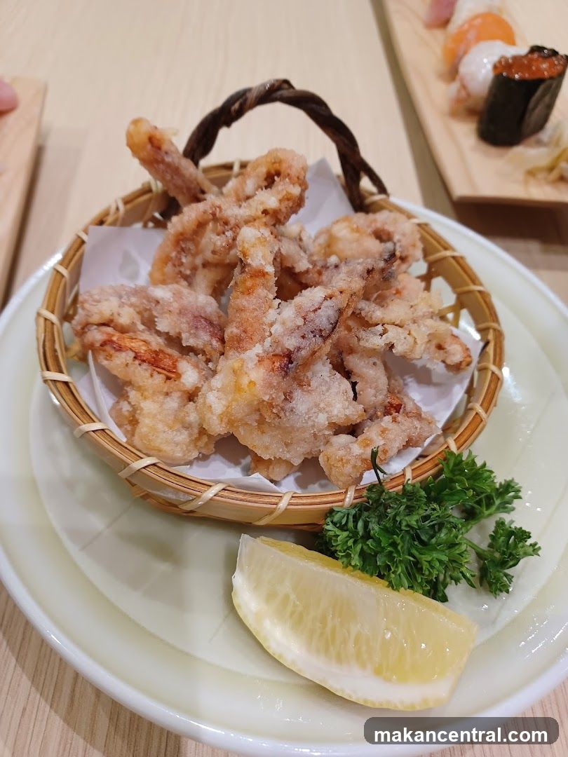 Fried Calamari with Lemon and Parsley