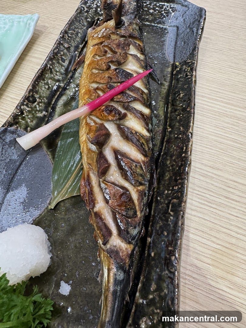 Grilled Fish with Garnish