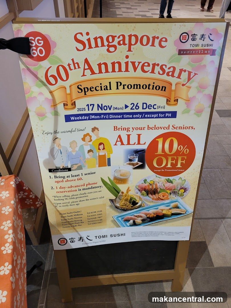 Singapore 60th Anniversary Special Promotion
