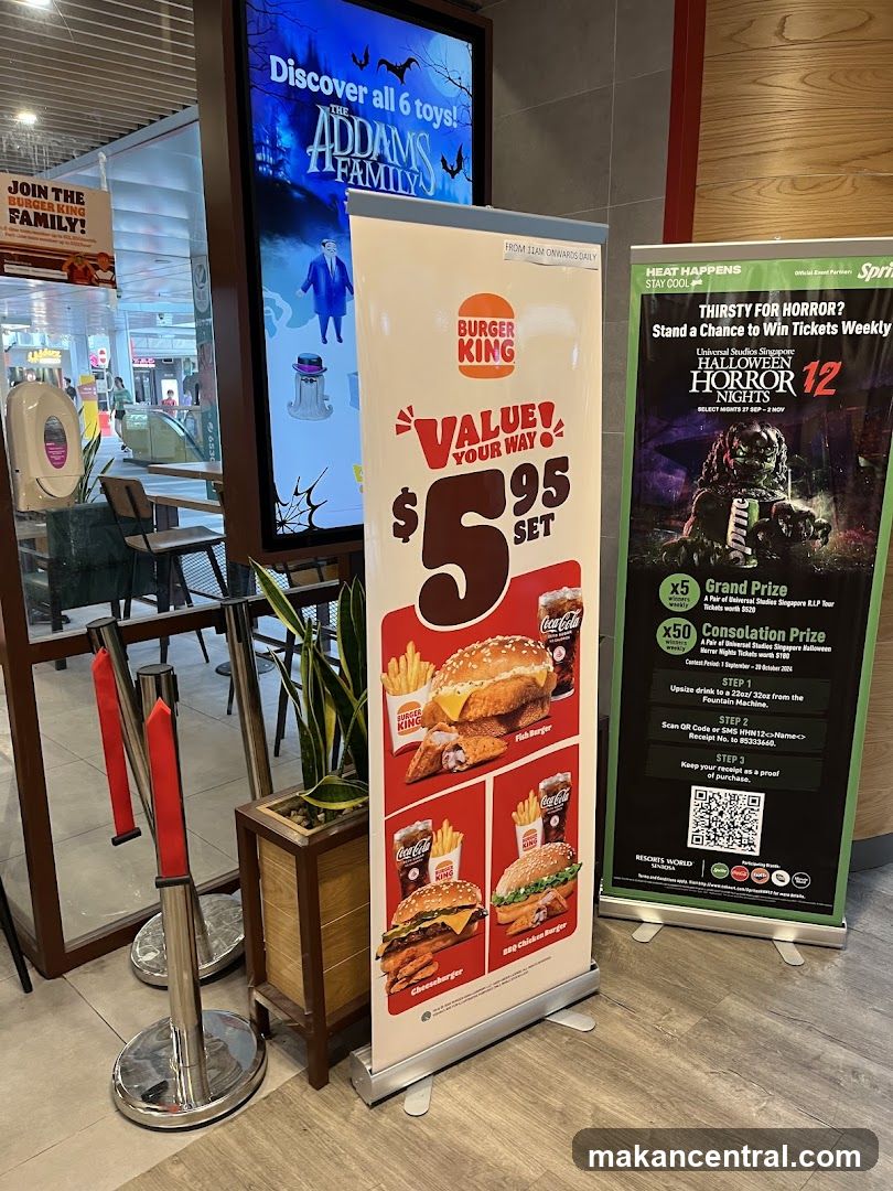 Burger King promotional banners