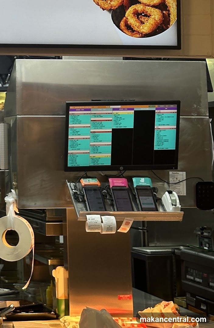 Order Screen and Payment Terminals
