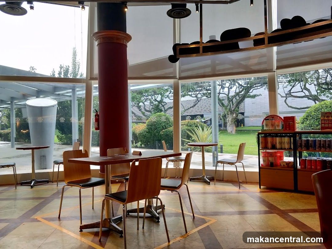 Cafe Interior with Outdoor View