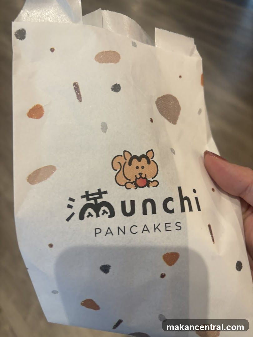 Paper Bag with Squirrel and Text