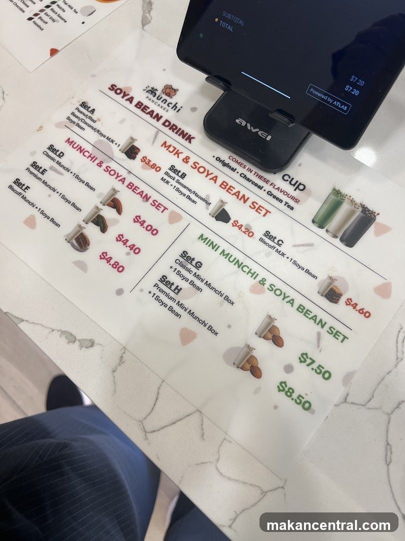Unchi Pancakes Menu