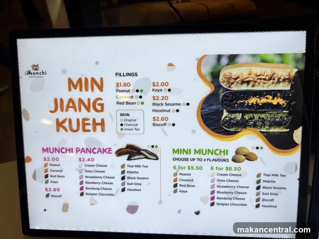 Min Jiang Kueh Menu
