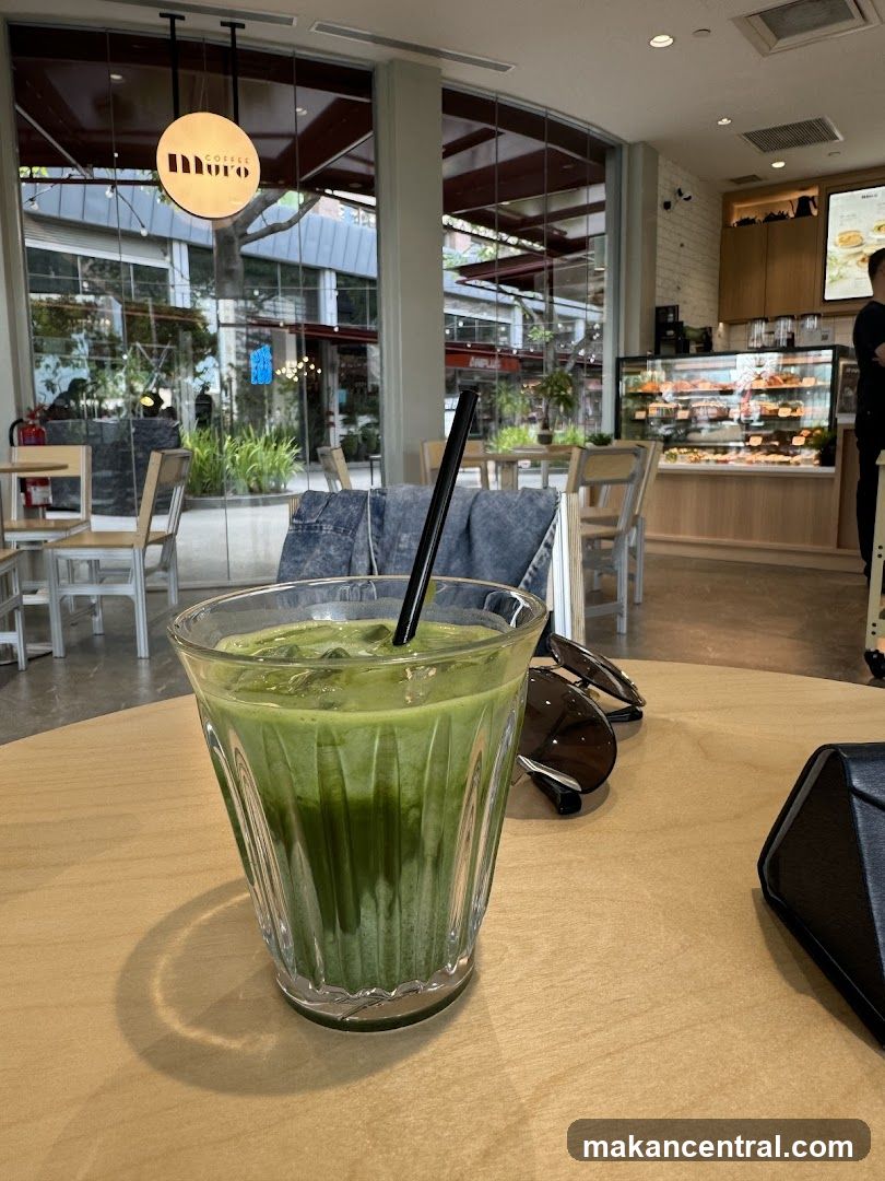 Matcha Drink at Cafe