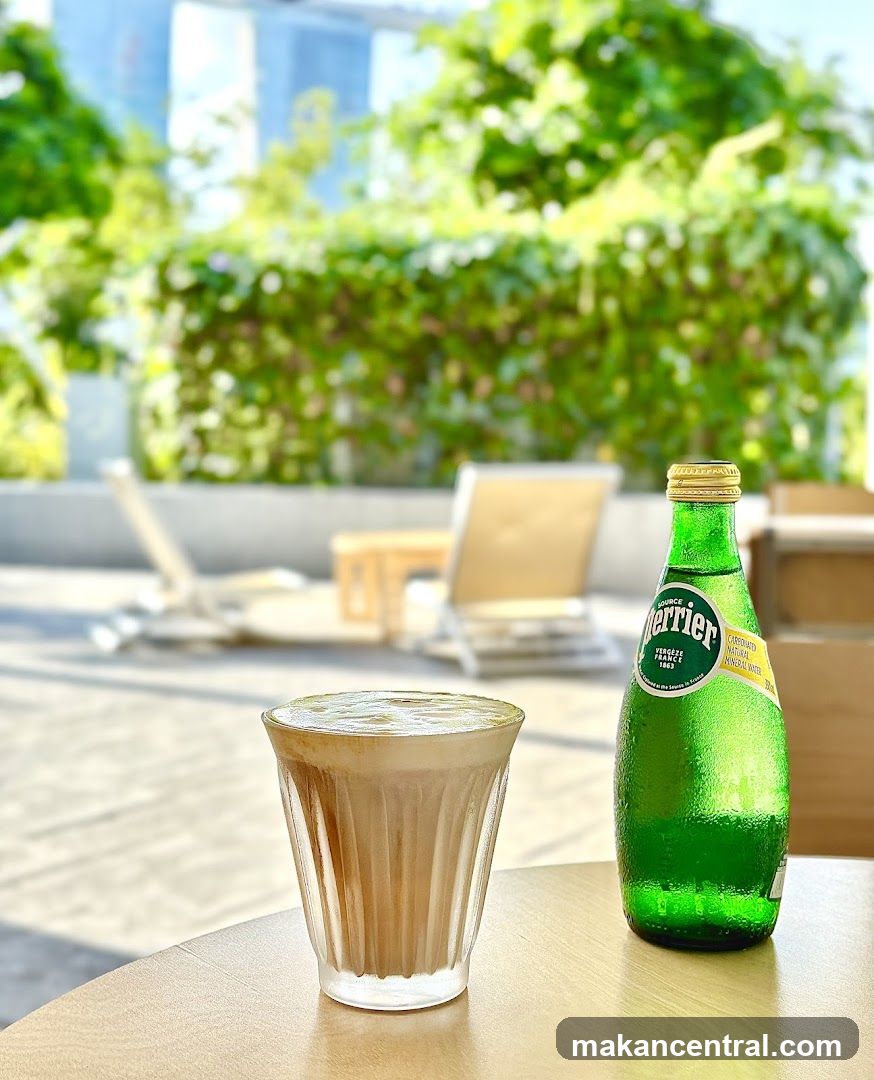 Coffee and Perrier
