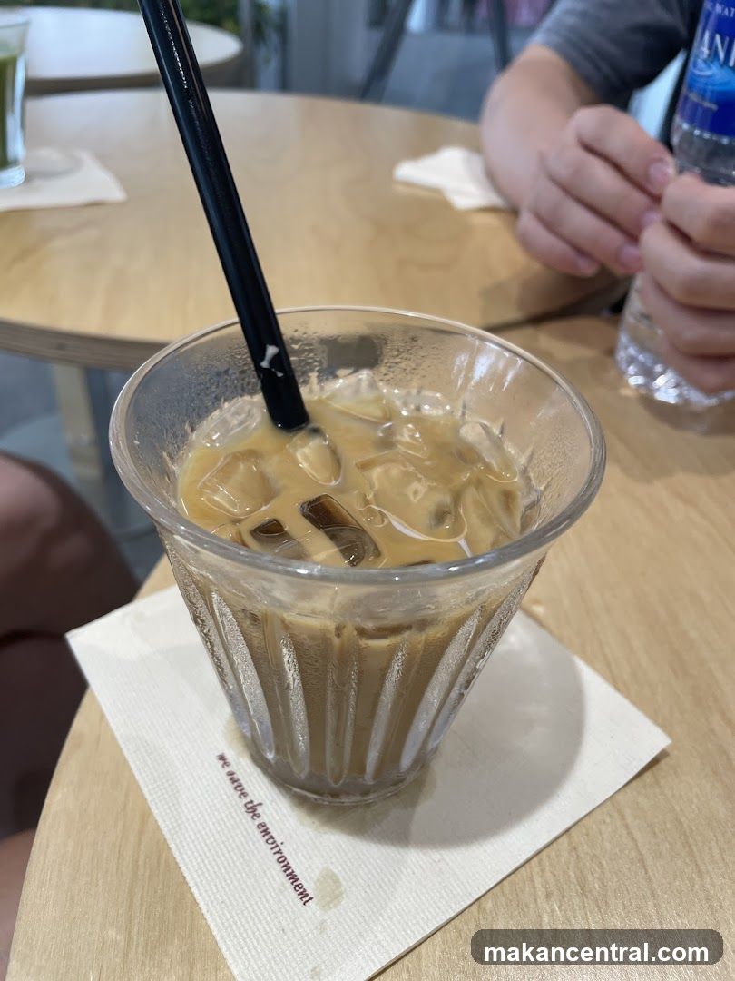 Iced Coffee on Napkin