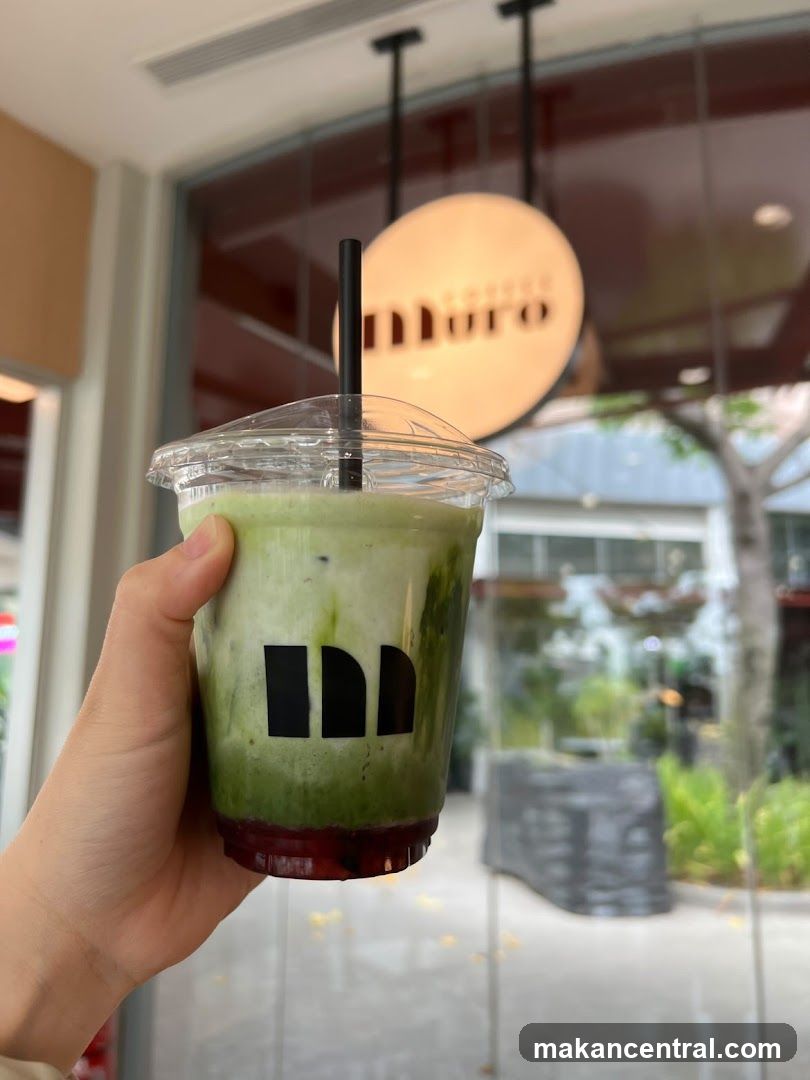 Matcha Drink with Logo