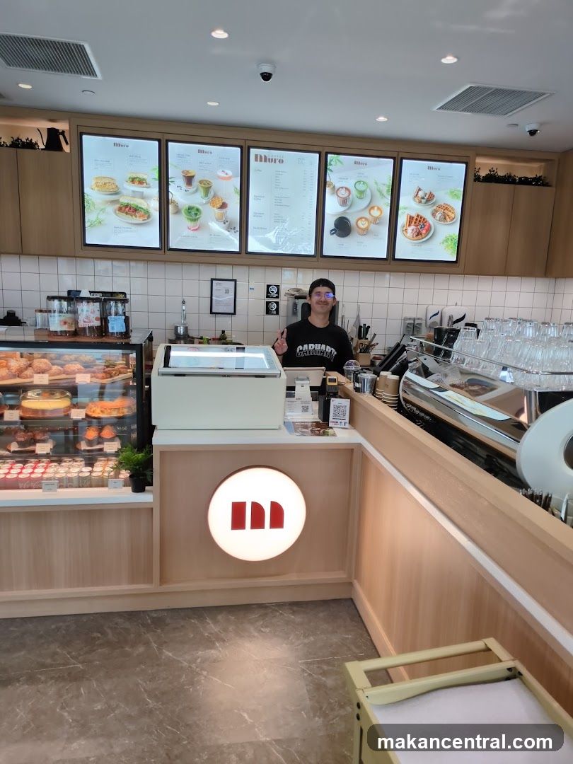 Cafe Counter with Menu Displays