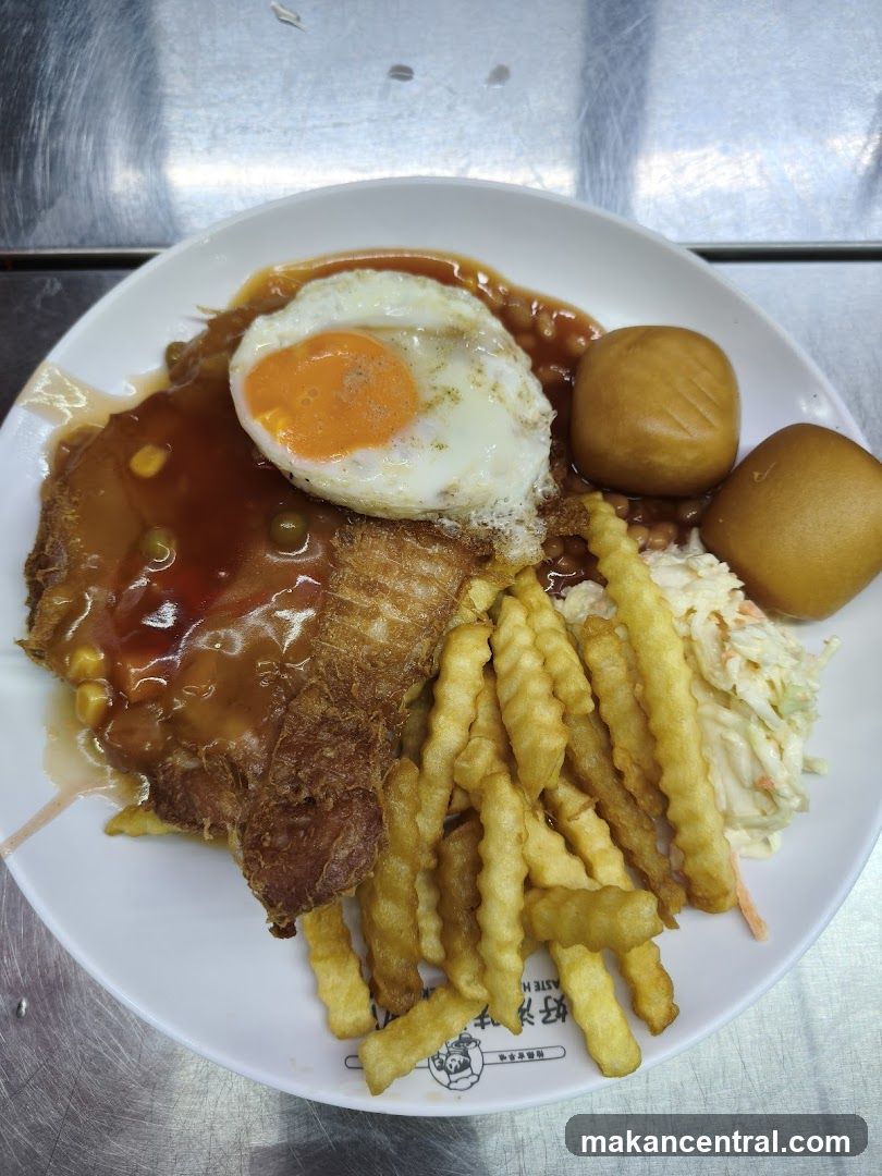 Chicken Chop with Sides
