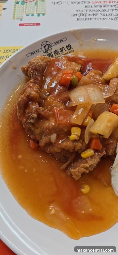 Sweet and Sour Chicken with Rice