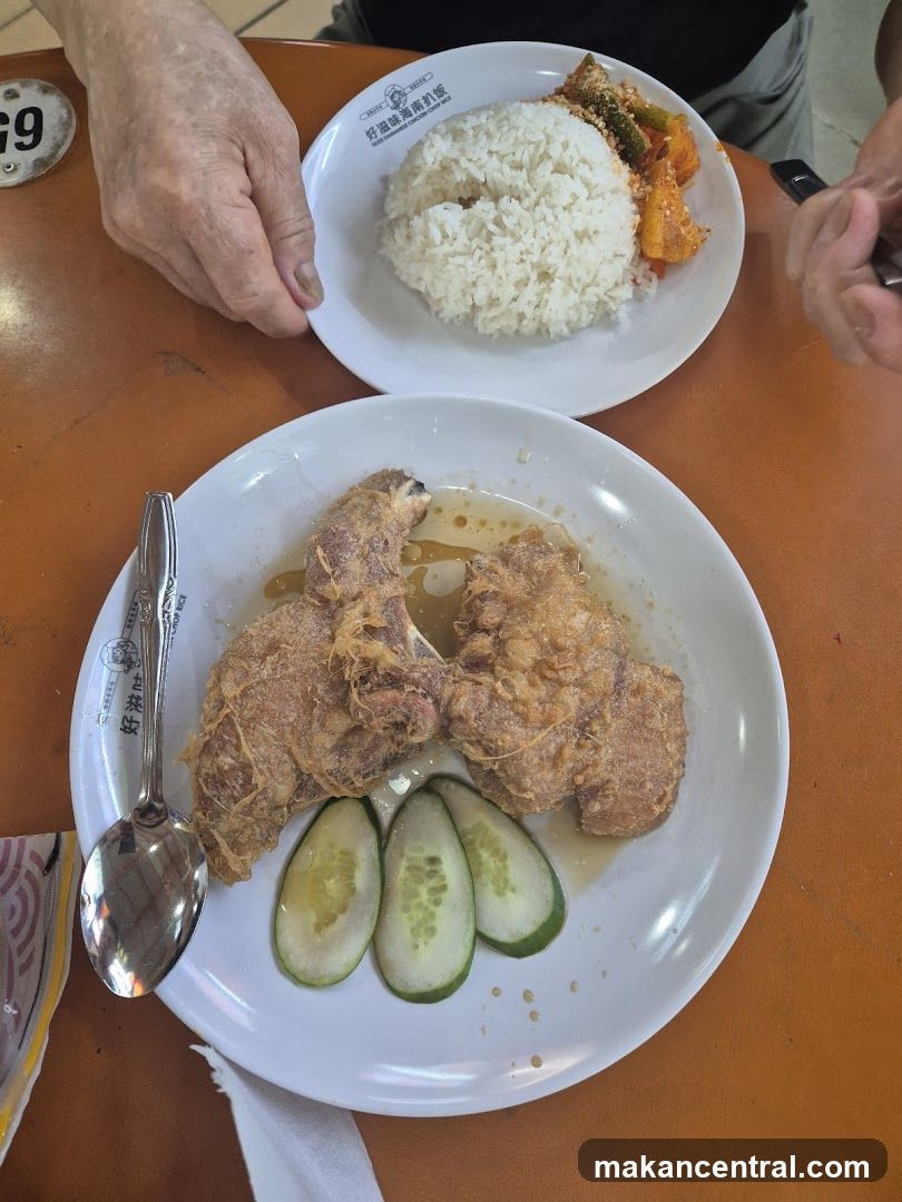 Fried Pork Chops with Rice