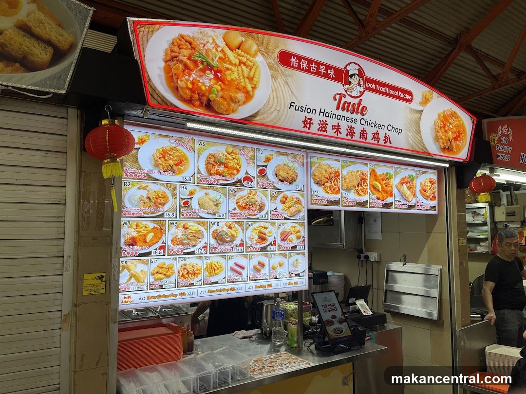 Food Stall Menu